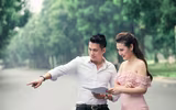 MC Lê Thùy Linh hồi hộp khi lần đầu đóng cặp cùng Việt Anh