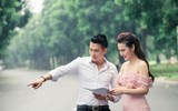 MC Lê Thùy Linh hồi hộp khi lần đầu đóng cặp cùng Việt Anh
