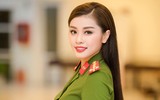 Sao Mai Thu Hằng đẹp hút hồn với đồng phục công an, hát tặng người yêu trong ngày đặc biệt
