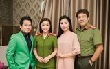 Sao Mai Thu Hằng đẹp hút hồn với đồng phục công an, hát tặng người yêu trong ngày đặc biệt