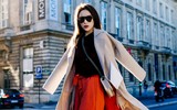 Hoa hậu Kỳ Duyên sành điệu trên đường phố Paris
