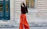 Hoa hậu Kỳ Duyên sành điệu trên đường phố Paris