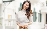 Hoa hậu Dương Thùy Linh quyến rũ đón thu sang