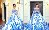 Hoa hậu Lê Thanh Thúy khoe nhan sắc kiêu sa trên thảm đỏ