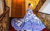Hoa hậu Lê Thanh Thúy khoe nhan sắc kiêu sa trên thảm đỏ