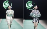 Mẹ con Hồng Quế làm vedette trong đêm mở màn Tuần lễ thời trang Việt Nam