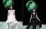 Mẹ con Hồng Quế làm vedette trong đêm mở màn Tuần lễ thời trang Việt Nam