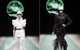 Mẹ con Hồng Quế làm vedette trong đêm mở màn Tuần lễ thời trang Việt Nam
