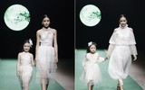 Mẹ con Hồng Quế làm vedette trong đêm mở màn Tuần lễ thời trang Việt Nam