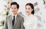 Hoa hậu Đặng Thu Thảo e ấp trong lễ đính hôn