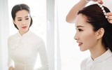 Hoa hậu Đặng Thu Thảo e ấp trong lễ đính hôn