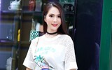 Hoa hậu Dương Kim Ánh trẻ trung xuống phố mùa thu