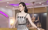 Huyền My khoe vai trần, Tiểu Vy diện váy xẻ táo bạo