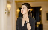 Huyền My diện vets khoe vòng một táo bạo, sánh vai em trai dự sự kiện