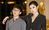 Huyền My diện vets khoe vòng một táo bạo, sánh vai em trai dự sự kiện