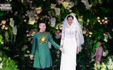 Hoa hậu Myanmar toả sáng trên sàn diễn với áo dài của Kenny Thái