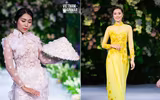Hoa hậu Myanmar toả sáng trên sàn diễn với áo dài của Kenny Thái