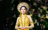 Hoa hậu Myanmar toả sáng trên sàn diễn với áo dài của Kenny Thái
