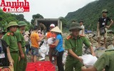 Ấn tượng các chiến sĩ áo xanh đồng hành cùng bà con vùng tâm lũ Mường La