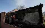 Hiện trường vụ nổ kho vũ khí quân sự khủng khiếp ở Ukraine