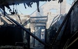 Hiện trường vụ nổ kho vũ khí quân sự khủng khiếp ở Ukraine