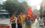 Chùm ảnh: Lễ rước đón bằng di tích lịch sử Đền-Đình Lương Sử
