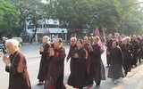 Chùm ảnh: Lễ rước đón bằng di tích lịch sử Đền-Đình Lương Sử