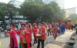 Chùm ảnh: Lễ rước đón bằng di tích lịch sử Đền-Đình Lương Sử