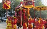Chùm ảnh: Lễ rước đón bằng di tích lịch sử Đền-Đình Lương Sử