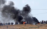 Lính Israel mạnh tay trấn áp người biểu tình Palestine (2)