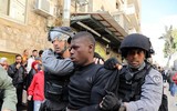 Lính Israel mạnh tay trấn áp người biểu tình Palestine (2)