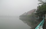 [Ảnh] Hồ Tây đẹp lạ trong sương mù