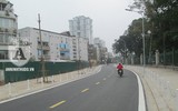 Ngắm con đường mới thành hình, đẹp lãng mạn giữa Thủ đô