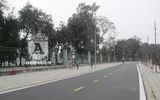 Ngắm con đường mới thành hình, đẹp lãng mạn giữa Thủ đô