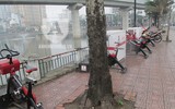 Xe đạp lọc nước ở hồ Hoàng Cầu 