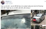Đỗ ô tô kiểu... hồn nhiên dưới thông báo cấm đỗ, thì sao?...