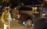 [ẢNH] Vụ TNGT hi hữu ở Hà Nội, khi xe bán tải 