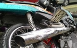 Ảnh hiện trường tan nát vụ xe máy bị ô tô bán tải kéo lê hàng trăm mét