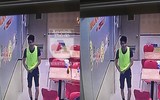 [ẢNH] Chiếc xe máy SH bị dập vỡ sau màn phá hoại của thanh niên càn quấy