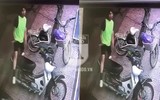 [ẢNH] Chiếc xe máy SH bị dập vỡ sau màn phá hoại của thanh niên càn quấy
