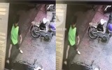 [ẢNH] Chiếc xe máy SH bị dập vỡ sau màn phá hoại của thanh niên càn quấy