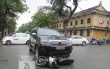Hình ảnh vụ tai nạn giao thông ở ngã tư trung tâm Thủ đô khiến nhiều người suy nghĩ