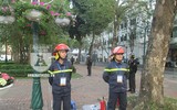 Hình ảnh đặc biệt về đặc vụ Mỹ và Công an Việt Nam quanh điểm Tổng thống Trump gặp Chủ tịch Kim Jong-un