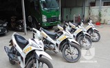 [ẢNH] Sát cánh cùng Cảnh sát Cơ động trong buổi tuần tra xử lý vi phạm về mũ bảo hiểm