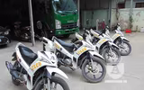 [ẢNH] Sát cánh cùng Cảnh sát Cơ động trong buổi tuần tra xử lý vi phạm về mũ bảo hiểm