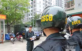 [ẢNH] Sát cánh cùng Cảnh sát Cơ động trong buổi tuần tra xử lý vi phạm về mũ bảo hiểm
