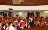 Hình ảnh Ban Bí thư TW Đảng gặp mặt cán bộ lãnh đạo nghỉ hưu