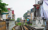 [ẢNH] CSGT Đường sắt tuần tra, tuyên truyền tại 