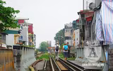 [ẢNH] CSGT Đường sắt tuần tra, tuyên truyền tại 