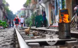 [ẢNH] CSGT Đường sắt tuần tra, tuyên truyền tại 